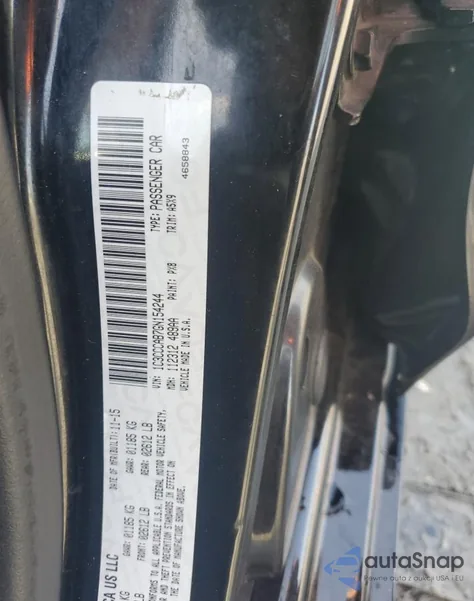 2016 Chrysler 200 Limited from USA, damaged, VIN 1C3CCCAB7GN154244